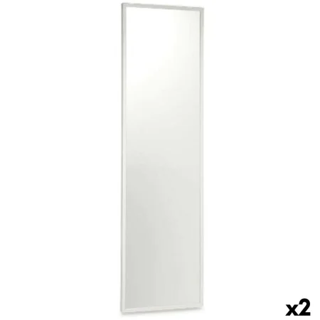 Miroir mural Blanc Bois MDF 40 x 142,5 x 3 cm (2 Unités) de Gift Decor, Miroirs muraux - Réf : S3627890, Prix : 95,84 €, Remi...