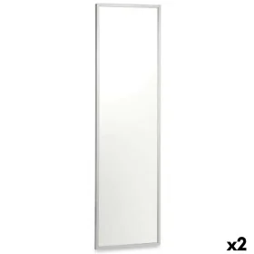 Wall mirror Silver MDF Wood 40 x 142,5 x 3 cm (2 Units) by Gift Decor, Wall-Mounted Mirrors - Ref: S3627894, Price: 99,84 €, ...