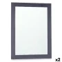 Wall mirror 60 x 80 cm MDF Wood Blue (2 Units) by Gift Decor, Wall-Mounted Mirrors - Ref: S3627904, Price: 90,10 €, Discount: %