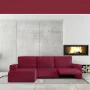 Housse pour chaise longue accoudoir long gauche Eysa JAZ Bordeaux 120 x 120 x 360 cm de Eysa, Housses de canapé - Réf : D1607...