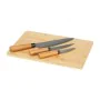 Knife Set Cutting board Cheese Brown Bamboo (6 Units) by Kinvara, Kitchen Knife Sets - Ref: S3627944, Price: 65,19 €, Discoun...