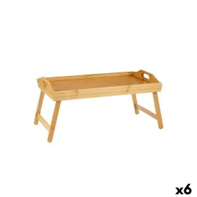 Tray Brown Bamboo 50 x 30 x 21 cm (6 Units) by Kinvara, Plates and dishes - Ref: S3627948, Price: 65,19 €, Discount: %