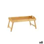 Tabuleiro Castanho Bambu 50 x 30 x 21 cm (6 Unidades) de Kinvara, Pratos e fontes - Ref: S3627948, Preço: 65,19 €, Desconto: %