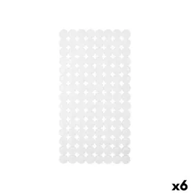 Non-slip Shower Mat White PVC 68 x 1 x 36 cm (6 Units) by Berilo, Shower accessories - Ref: S3627984, Price: 28,51 €, Discoun...