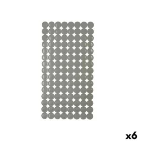 Non-slip Shower Mat Grey PVC 68 x 36 x 1 cm (6 Units) by Berilo, Shower accessories - Ref: S3627986, Price: 28,51 €, Discount: %