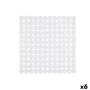 Tapis de Douche Antidérapant Blanc PVC 68 x 36 x 1 cm (6 Unités) de Berilo, Accessoires de douche - Réf : S3627992, Prix : 31...