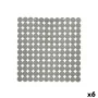 Alfombrilla Antideslizante para Ducha Gris PVC 54 x 54 x 1 cm (6 Unidades) de Berilo, Accesorios para ducha - Ref: S3627994, ...