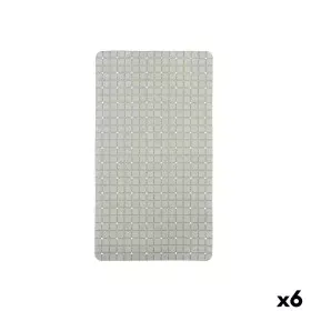 Non-slip Shower Mat Frames Grey PVC 67,7 x 38,5 x 0,7 cm (6 Units) by Berilo, Shower accessories - Ref: S3628002, Price: 31,6...