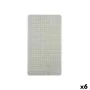 Tapis de Douche Antidérapant Carreaux Gris PVC 67,7 x 38,5 x 0,7 cm (6 Unités) de Berilo, Accessoires de douche - Réf : S3628...