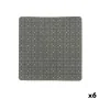 Alfombrilla Antideslizante para Ducha Cuadros Gris PVC 50,3 x 50,3 x 0,7 cm (6 Unidades) de Berilo, Accesorios para ducha - R...