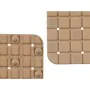 Tapis de Douche Antidérapant Carreaux Beige PVC 50,3 x 50,3 x 0,7 cm (6 Unités) de Berilo, Accessoires de douche - Réf : S362...