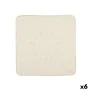 Non-slip Shower Mat Beige PVC 53 x 52,5 x 1 cm (6 Units) by Berilo, Shower accessories - Ref: S3628024, Price: 31,63 €, Disco...