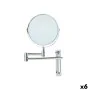 Magnifying Mirror Extendable Ø 17 cm Metal (6 Units) by Berilo, Bathroom Mirrors - Ref: S3628026, Price: 59,82 €, Discount: %