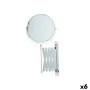 Magnifying Mirror Extendable Ø 17 cm Metal (6 Units) by Berilo, Bathroom Mirrors - Ref: S3628028, Price: 58,65 €, Discount: %