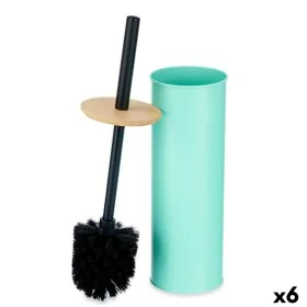 Brosse de salle de wc Menthe Métal Bambou Plastique 9,5 X 27 X 9,5 cm (6 Unités) de Berilo, Accessoires pour wc - Réf : S3628...