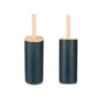 Toilet Brush Black Wood Resin 10,2 x 38 x 10,2 cm (4 Units) by Berilo, Toilet accessories - Ref: S3628074, Price: 46,60 €, Di...