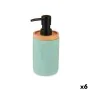 Soap Dispenser Mint Wood Resin Plastic (6 Units) by Berilo, Stands and dispensers - Ref: S3628082, Price: 32,95 €, Discount: %