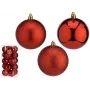 Lot de boules de Noël Rouge Plastique Ø 8 cm (6 Unités) de Krist+, Noël - Réf : S3628238, Prix : 46,45 €, Remise : %