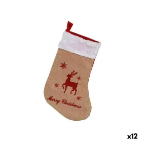 Decorazione Natalizia Calza di Natale Renna Marrone 25 x 1,5 x 40 cm (12 Unità) di Krist+, Natale - Rif: S3628287, Prezzo: 16...