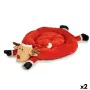 Cama para cães Rena Vermelho 84 x 18 x 97 cm (2 Unidades) de Krist+, Camas - Ref: S3628331, Preço: 67,66 €, Desconto: %