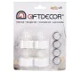 Candle Set LED White 4 x 4 x 3,7 cm (12 Units) by Gift Decor, Candle Lights - Ref: S3628358, Price: 18,94 €, Discount: %