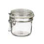 Topf Durchsichtig Metall Glas Silikon 180 ml 11,5 x 8,5 x 8,5 cm (6 Stück) von Vivalto, Lagerung von Lebensmitteln - Ref: S36...