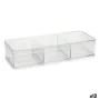 Organisateur Transparent Plastique 20 x 3,5 x 7 cm (12 Unités) de Berilo, Rangements pour produits cosmétiques - Réf : S36283...