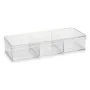 Organisateur Transparent Plastique 20 x 3,5 x 7 cm (12 Unités) de Berilo, Rangements pour produits cosmétiques - Réf : S36283...