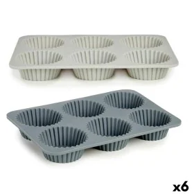 Moules à Muffins 25,5 x 3 x 17,5 cm Madeleines (6 Unités) de Kinvara, Moules à cupcakes et muffins - Réf : S3628373, Prix : 2...