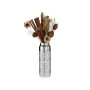 Vase Argenté Céramique Rayures 10,5 x 30 x 10,5 cm Cylindrique de Gift Decor, Vases - Réf : S3628396, Prix : 6,51 €, Remise : %