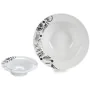 Assiette à pâtes Blanc Noir 23 x 6,5 x 23 cm Porcelaine (16 Unités) de BigBuy Home, Plats et plateaux - Réf : S3628432, Prix ...