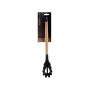 Pasta Spoon Black Nylon beech wood 6 x 3 x 32 cm (48 Units) by Kinvara, Serving tongs and spoons - Ref: S3628448, Price: 99,1...