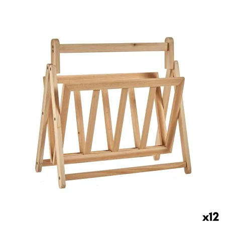 Magazine rack Brown Wood 30 x 37,5 x 36,5 cm (12 Units) by Kipit, Magazine Files - Ref: S3628450, Price: 99,23 €, Discount: %