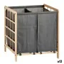 Korb für schmutzige Wäsche Braun Grau Holz 30 L x 2 33 x 60 x 59,5 cm (12 Stück) von Kipit, Wäschekörbe - Ref: S3628451, Prei...