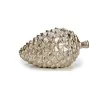 Decorative Figure Pine cone Silver Ceramic 9 x 10 x 16 cm (18 Units) by Krist+, Christmas - Ref: S3628458, Price: 66,26 €, Di...