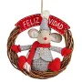 Decorazione Natalizia Ciondolo Mouse Rosso Grigio 33 x 12 x 33 cm (12 Unità) di Krist+, Natale - Rif: S3628461, Prezzo: 157,0...