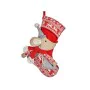 Décorations de Noël Chaussette de Noël Souris Gris Polyester 31 x 5 x 48 cm (12 Unités) de Krist+, Noël - Réf : S3628462, Pri...