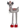 Decorative Figure Christmas Reindeer Red Grey 23 x 55 x 49 cm (4 Units) by Krist+, Christmas - Ref: S3628465, Price: 157,57 €...