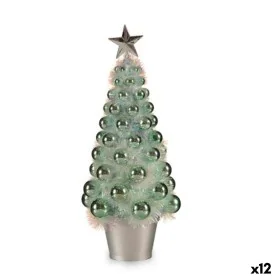 Figura Decorativa Árvore de Natal Verde Polipropileno PET 16 x 37,5 x 16 cm (12 Unidades) de Krist+, Natal - Ref: S3628484, P...