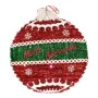 Décorations de Noël Pendentif Boule de Noël guirlande Lumière LED Blanc Rouge polypropylène PET 40 x 5,5 x 40 cm (12 Unité de...