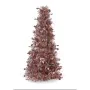 Figura Decorativa Árbol de Navidad Espumillón Blanco Rosa Polipropileno PET 18 x 31 x 18 cm (48 Unidades) de Krist+, Navidad ...