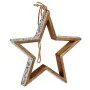 Adorno Navideño Estrella Plateado Yute Madera 28,5 x 6 x 56 cm (6 Unidades) de Krist+, Navidad - Ref: S3628499, Precio: 65,19...