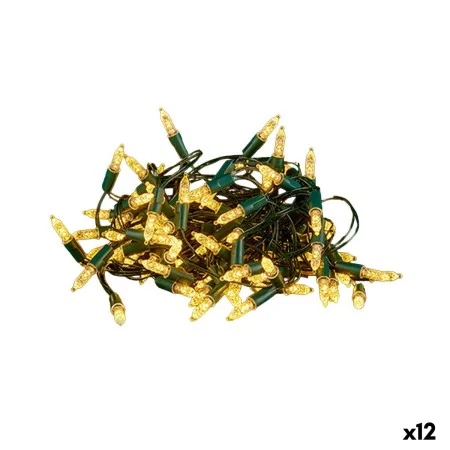 Wreath of LED Lights Yellow 900 x 10 x 2 cm (12 Units) by Krist+, Christmas - Ref: S3628518, Price: 97,24 €, Discount: %