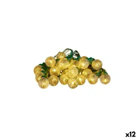 Wreath of LED Lights Yellow 600 x 5 x 2 cm (12 Units) by Krist+, Christmas - Ref: S3628521, Price: 80,91 €, Discount: %