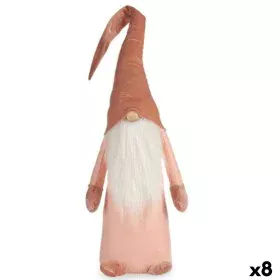 Decorative Figure Gnome White Pink Polyester Wood Sand 20 x 100 x 25 cm (8 Units) by Krist+, Christmas - Ref: S3628540, Price...