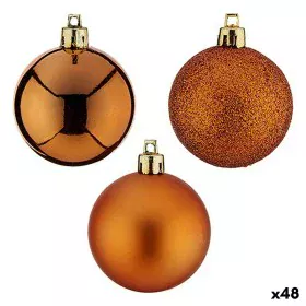 Lot de boules de Noël Orange 5 x 6 x 5 cm (48 Unités) de Krist+, Noël - Réf : S3628554, Prix : 63,05 €, Remise : %