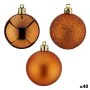 Set of Christmas balls Orange 5 x 6 x 5 cm (48 Units) by Krist+, Christmas - Ref: S3628554, Price: 57,45 €, Discount: %