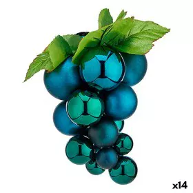 Bola de Navidad Uvas Mini Azul Plástico 15 x 15 x 20 cm (14 Unidades) de Krist+, Navidad - Ref: S3628586, Precio: 54,80 €, De...