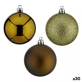 Lot de boules de Noël Vert Plastique 6 x 7 x 6 cm (30 Unités) de Krist+, Noël - Réf : S3628652, Prix : 45,25 €, Remise : %