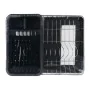 Draining Rack for Kitchen Sink Black Metal Plastic 43,5 x 11 x 33,5 cm (4 Units) by Kinvara, Draining Boards - Ref: S3628660,...